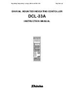 Preview for 1 page of Shinko DCL-33A Instruction Manual