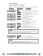 Preview for 54 page of Shinko HR-701 Instruction Manual