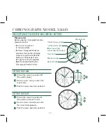 Предварительный просмотр 18 страницы SHINOLA 5021.D Operation Manual & Warranty Book