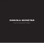 SHINOLA MONSTER Manual preview