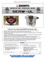 SHINPO SERW-UL Operational Manual preview