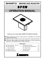 SHINPO SPRW Operation Manual preview