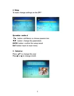 Предварительный просмотр 7 страницы Shintaro 15" Digital Photo Frame User Manual