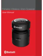 Preview for 1 page of Shintaro Wireless Vibro Speaker User Manual