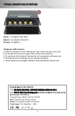 Preview for 6 page of Shinybow USA SB-3701 Instruction Manual