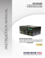 Preview for 1 page of Shinybow USA SB-565 U2 Series Instruction Manual