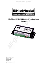 Предварительный просмотр 1 страницы ShipModul MiniPlex-2BT NMEA-0183 Manual