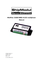 ShipModul MiniPlex-2USB NMEA-0183 Manual preview