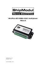 ShipModul MiniPlex-AIX NMEA-0183 Manual preview