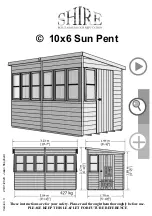 Shire 10x6 Sun Pent Instruction Leaflet preview