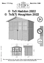 Shire 7x5 Haddon 2022 Manual preview