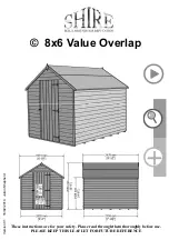 Preview for 1 page of Shire 8x6 Value Overlap Manual