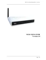 Shiro ADSL2+ 4-Port Ethernet Wireless-G Router User Manual предпросмотр