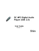 Shiro DC MP3 Digital Audio Player (USB 2.0) User Manual preview