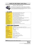 Shiro MY2 Product Specifications preview