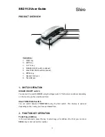 Предварительный просмотр 3 страницы Shiro SB2112 User Manual