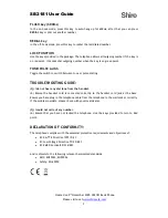 Preview for 4 page of Shiro SB2181 User Manual