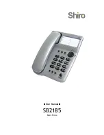 Предварительный просмотр 1 страницы Shiro SB2185 User Manual