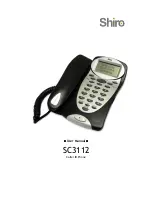 Preview for 1 page of Shiro SC3112 User Manual