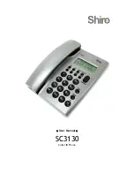 Shiro SC3130 User Manual preview