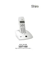 Preview for 1 page of Shiro SD7100 User Manual