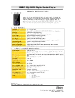 Preview for 1 page of Shiro SQ-S Specifications