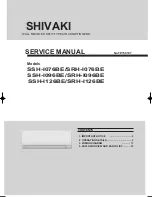 Shivaki SRH-I076BE Service Manual предпросмотр