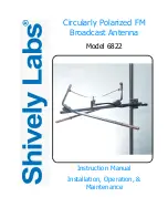 Shively Labs 6822 Instruction Manual Installation, Operation, & Maintenance preview