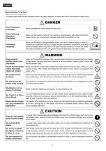 Preview for 4 page of Shizuoka Seiki KBE1JA Owner'S Manual