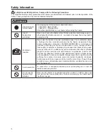 Предварительный просмотр 8 страницы Shizuoka Seiki VAL6 GN5 Owner'S Manual