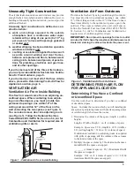 Preview for 5 page of SHM GRVFE24LMV Owner'S Operation And Installation Manual