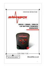 shockrite SRB20 Operating Instructions Manual preview