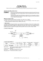 Shodex IEC QA-825 Operation Manual предпросмотр