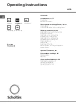 Preview for 14 page of Sholtes TVL 642 Operating Instructions Manual