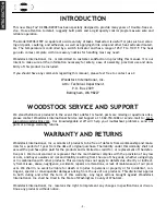 Preview for 4 page of Shop fox D2906 Instruction Manual