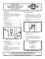 Preview for 1 page of Shop fox D3304 Instruction Sheet