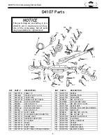 Preview for 5 page of Shop fox D4107 Instruction Sheet