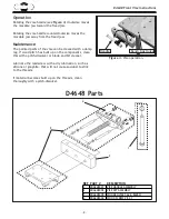 Предварительный просмотр 2 страницы Shop fox D4648 Instruction Sheet