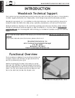 Preview for 4 page of Shop fox D4902 Owner'S Manual