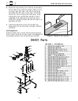 Предварительный просмотр 4 страницы Shop fox SHOP FOX D4031 Instruction Sheet