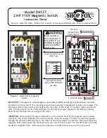 Предварительный просмотр 1 страницы Shop fox SHOP FOX D4137 Instruction Sheet