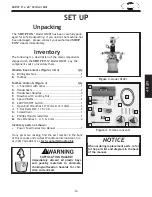 Preview for 15 page of Shop fox SHOP FOX M1001 Instruction Manual