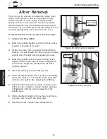 Предварительный просмотр 28 страницы Shop fox SHOP FOX M1039 Owner'S Manual