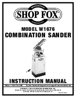 Preview for 1 page of Shop fox SHOP FOX W1676 Instruction Manual