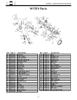 Preview for 2 page of Shop fox SHOP FOX W1789 Instruction Sheet