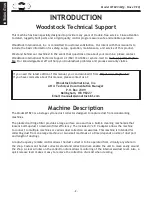 Preview for 4 page of Shop fox SHOP FOX W1823 Owner'S Manual