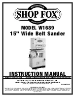 Shop fox W1689 Instruction Manual предпросмотр