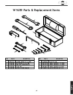 Предварительный просмотр 39 страницы Shop fox W1689 Instruction Manual