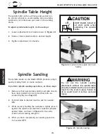 Предварительный просмотр 28 страницы Shop fox W1845 Owner'S Manual