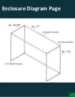 Preview for 7 page of SHOP INDOOR GOLF DIY Golf Simulator Enclosure Assembly Instructions & User Manual